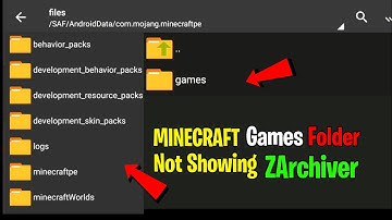 Minecraft Games Folder Not Showing In ZArchiver Problem Solved In Hindi