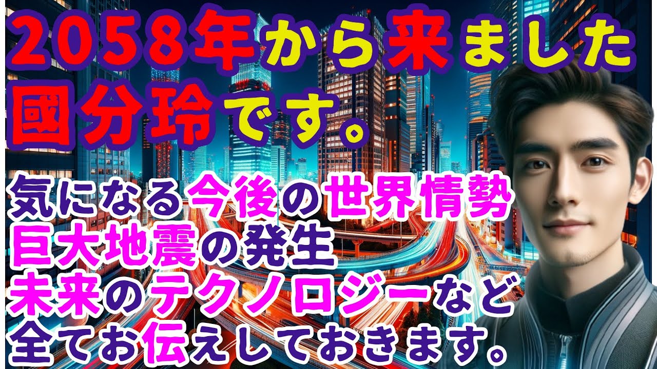 【不思議体験】2058年からやってきた未来人・國分玲。宇宙人の存在にも言及する、彼が語る「地球の未来と真実とは？」【スレゆっくり解説】