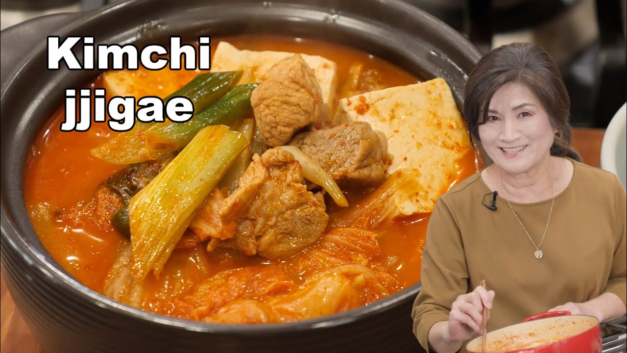 Kimchi Jjigae Kimchi Stew Korean Bapsang