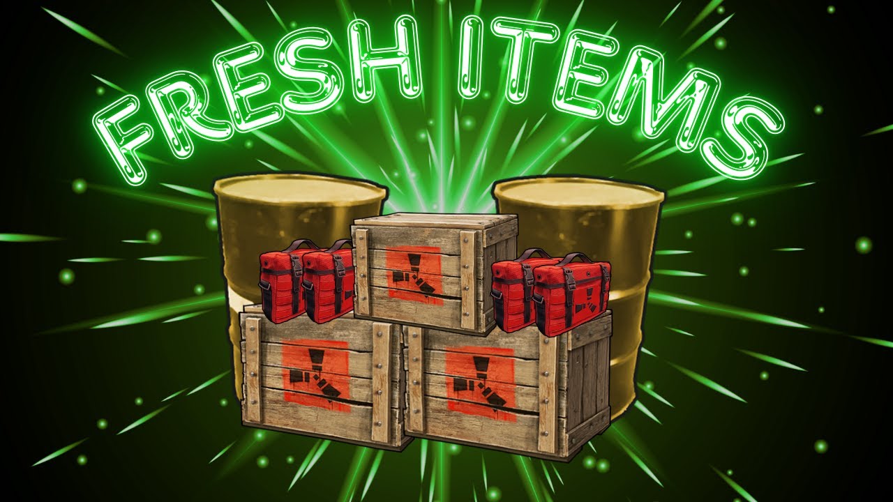 Rust Iconic Items Opening Dozens of Unique Items | Rust Loot - YouTube