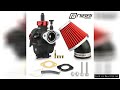 NIBBI PE17mm-PE22mm/PE24mm/PE26mm/PE28mm Flange Carburetor 100cc-250cc Air Filter Set ATV Yamaha Rac