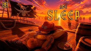 Sleep w/ PORTGAS D. ACE on the Moby Dick: Sunset & Golden Ocean | ONE PIECE CELLO screenshot 1