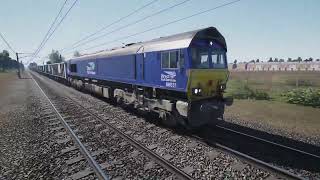 Train Sim World 5 DRS EMD Class 66 East Coast Main Line PS5 Gameplay