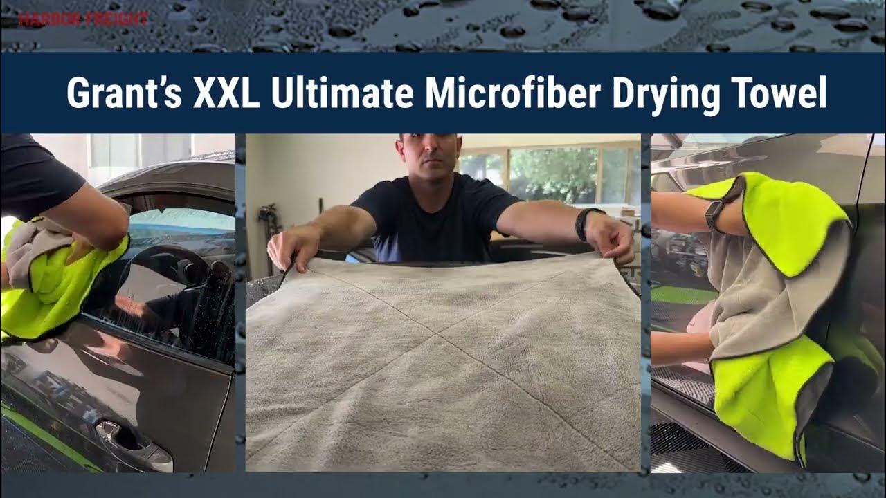 Grant's XXL Ultimate Microfiber Drying Towel Harbor Freight YouTube