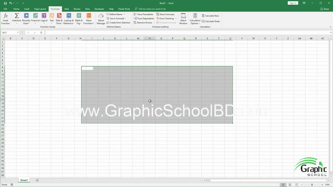 33 Excel Formula Ribbon Tutorial (step by step) - YouTube