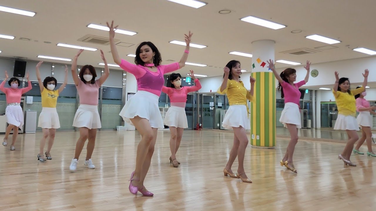 Out Of My Way (Improver) line dance | Withus KOR, Yoon - YouTube