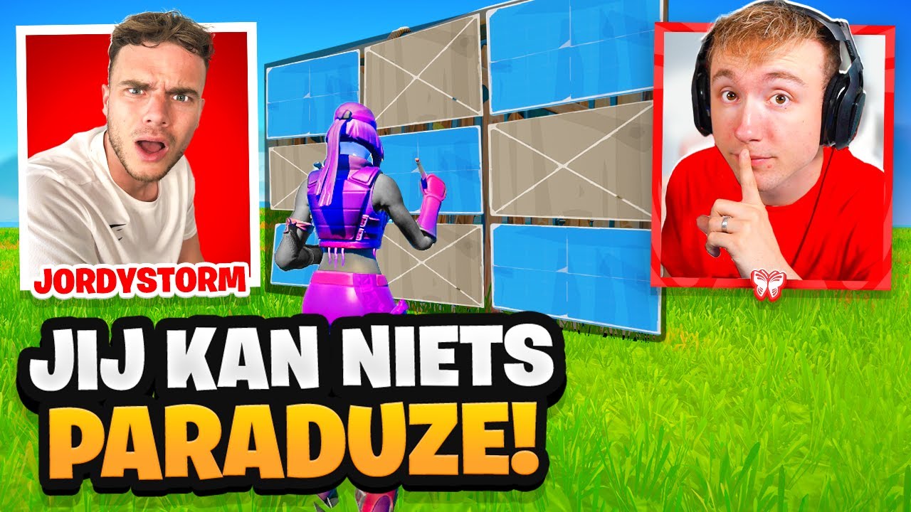Ik ging UNDERCOVER in JORDY zijn FORTNITE TOERNOOI!