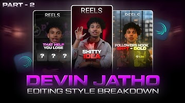 Devin Jatho Style Edit Alight Motion Breakdown (Part 2)