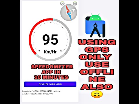 Speedometer Mobile App easy way to design in Android Studio||Part1