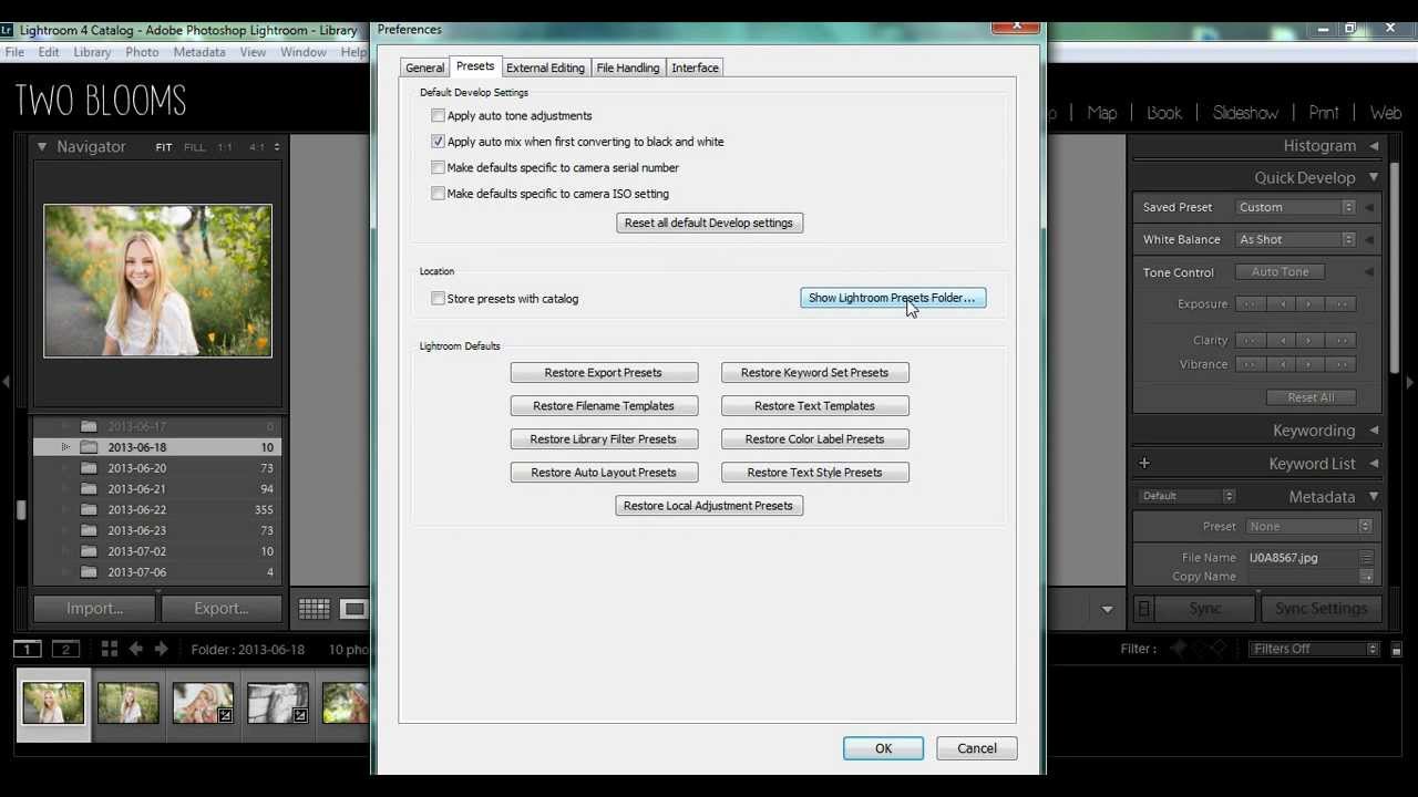 using presets in lightroom using presets in lightroom