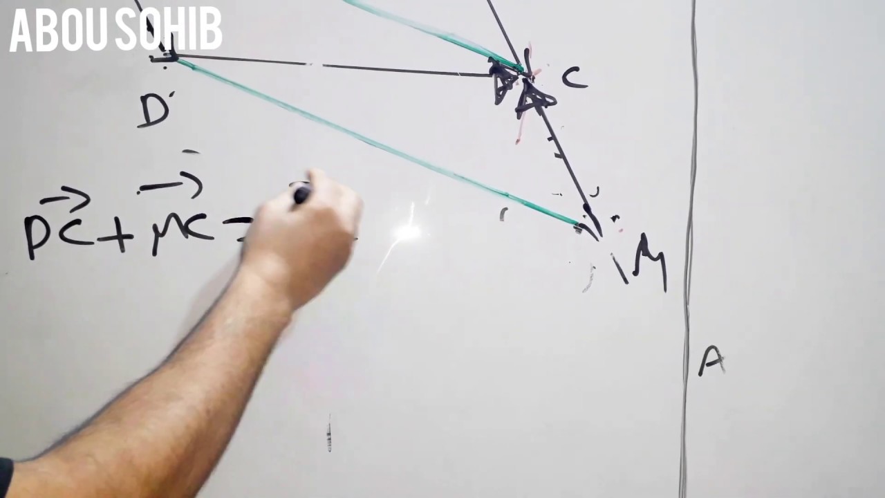 رياضيات-تمرين في الأشعة والإنسحاب للرابعة متوسط -رياضيات- bem