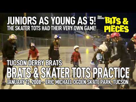 Tucson Derby Brats and Skater Tots Practice 2008 - early junior roller derby | Bits & Pieces