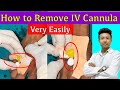 Iv cannula removal procedure  how to remove an iv cannula  health sector