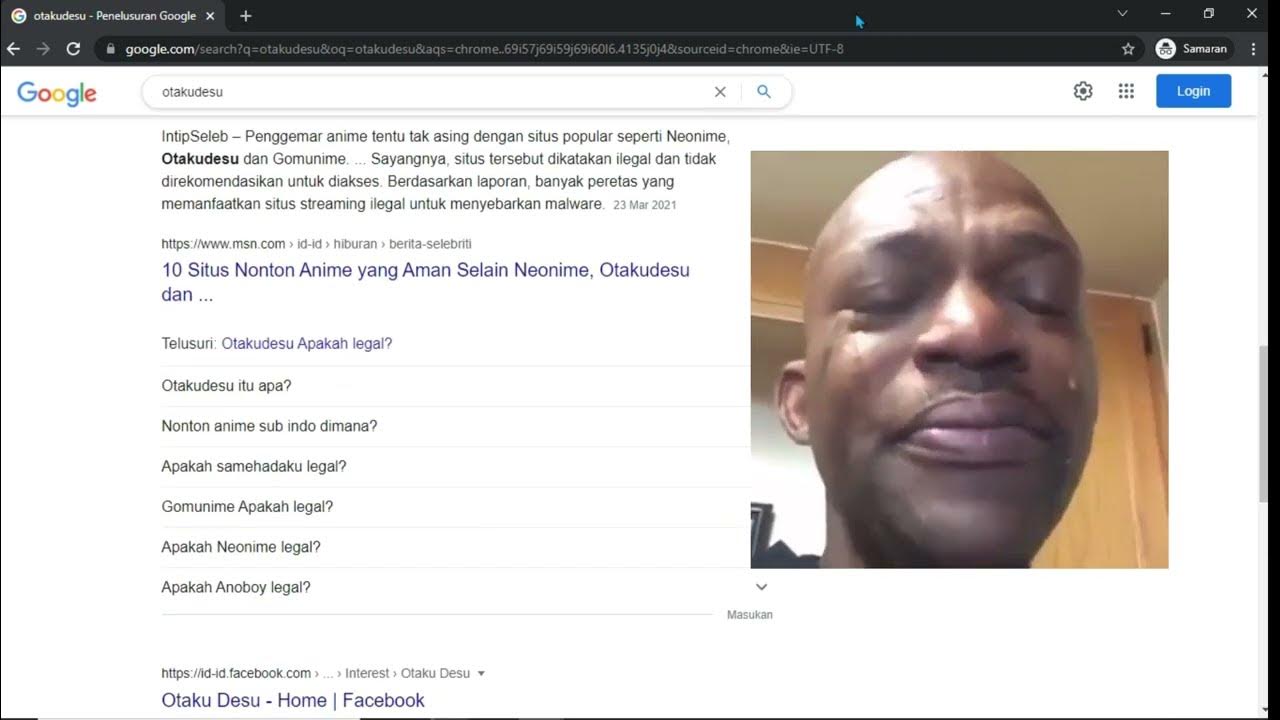 cara masuk website otakudesu yang tidak bisa YouTube