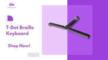 Revolutionizing Accessibility: T-Dot Braille Keyboard for the Visually Impaired | Full Review & Demo