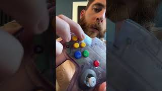 AMSR N64 Clear Purple Controller #N64asmr #controllerasmr #n64controllerasmr