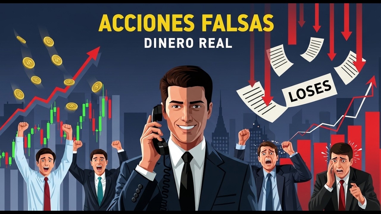 Cómo vendían acciones sin valor y ganaban millones