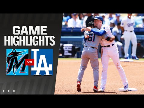 Marlins vs. Dodgers Game Highlights (5/8/24) 