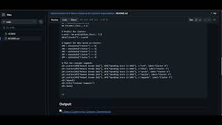 Implementation of K Means Clustering for Customer Segmentation