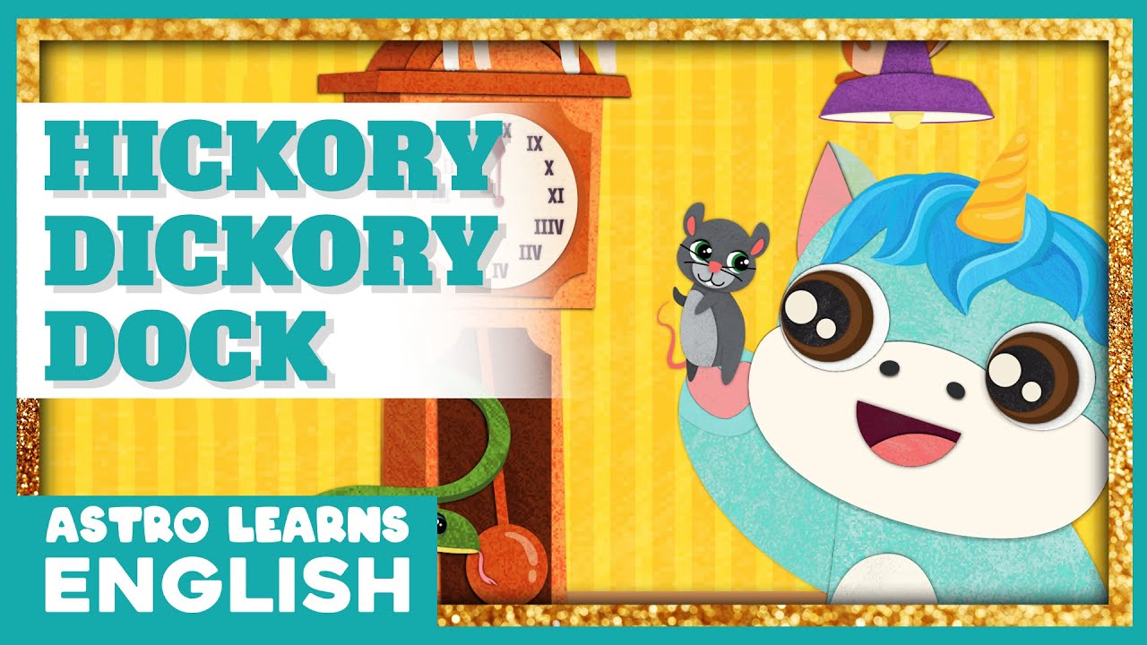 Hickory Dickory Dock | With Subtitles | English Songs For Kids ...