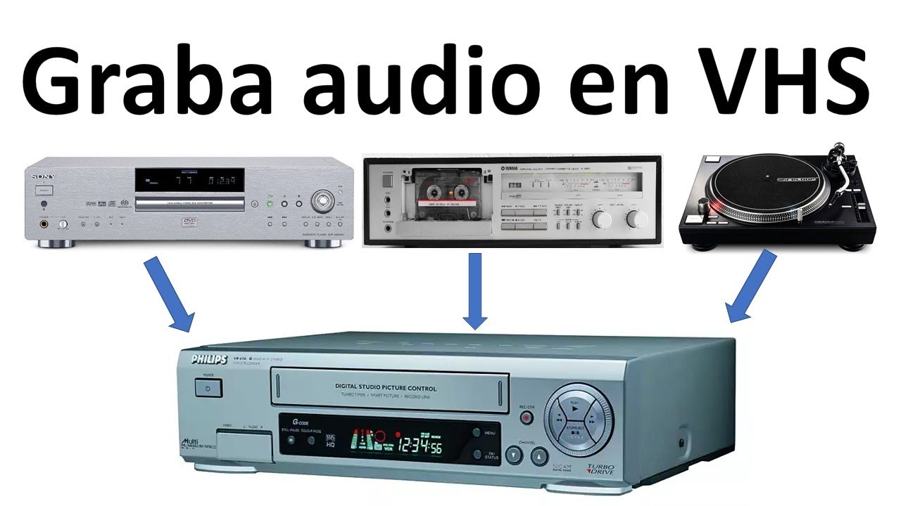 Graba audio en VHS