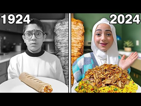 أكلات بين الماضي و الحاضر الشاورما من السندويش الى المنسف 