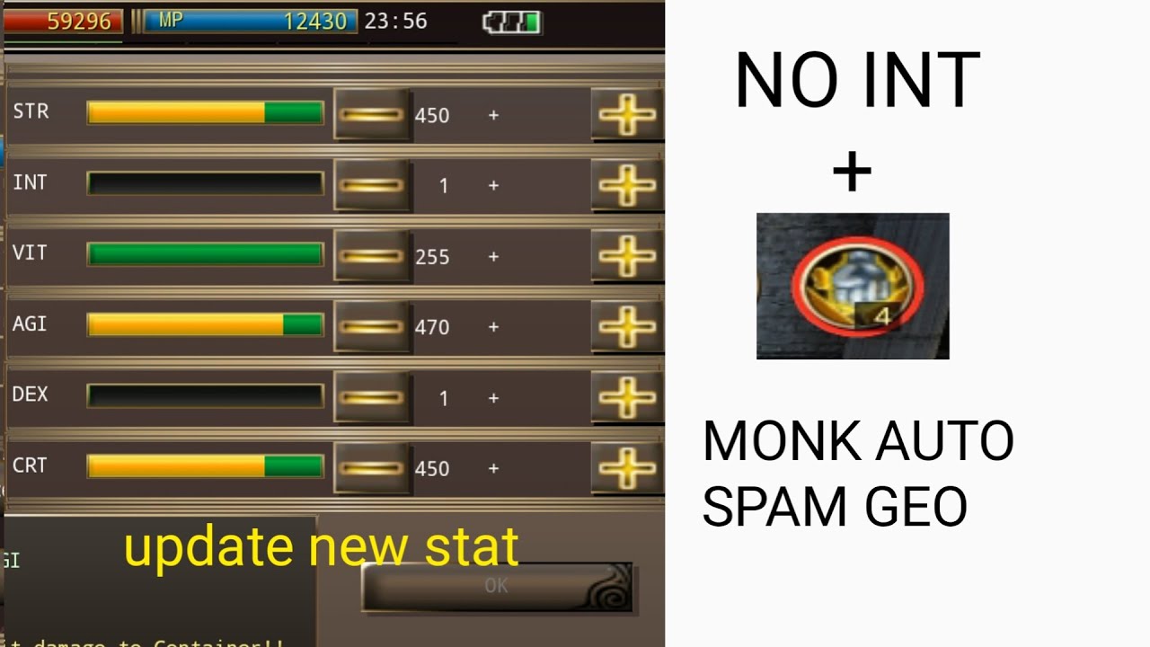 Monk auto spam Geo Build 2025(re:πLove)