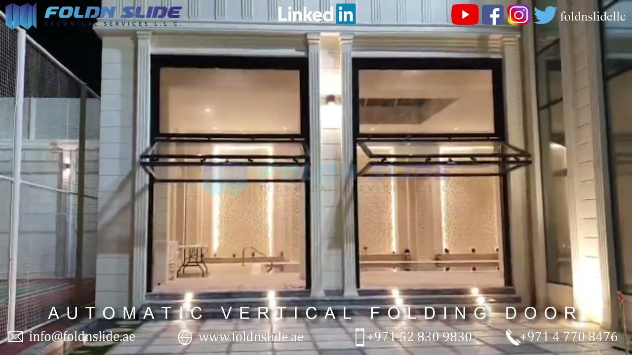 Automatic Vertical Bifold Door