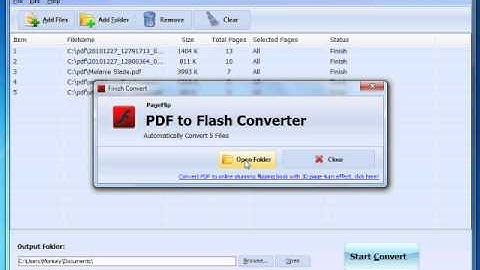 How to Convert PDF to Flash - PageFlip PDF to Flash Converter - PageFlipPdf.com