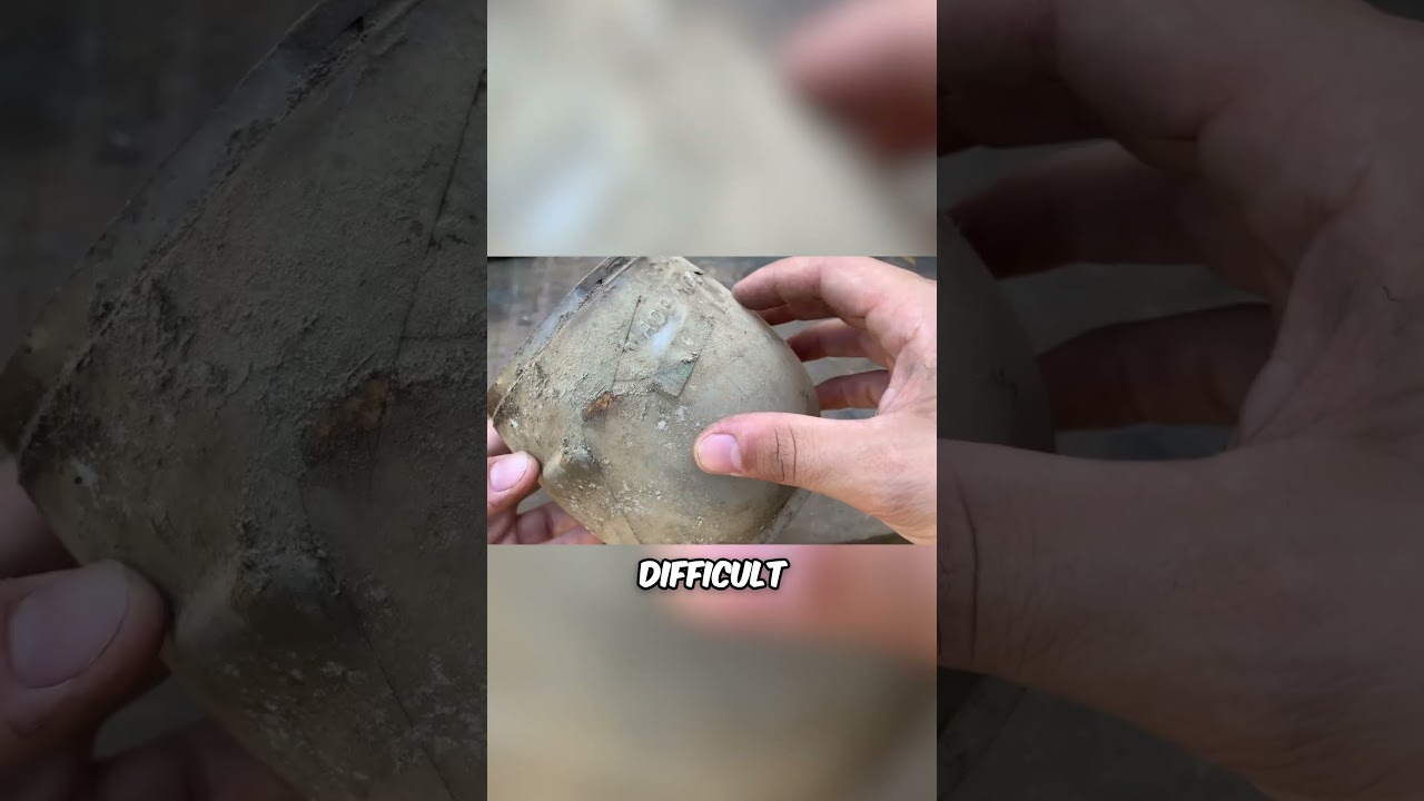 Guy Restores Rusty Oil Lamp...(@ladbrestoration)