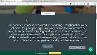 How to Create a Simple Website for Your Courier Service