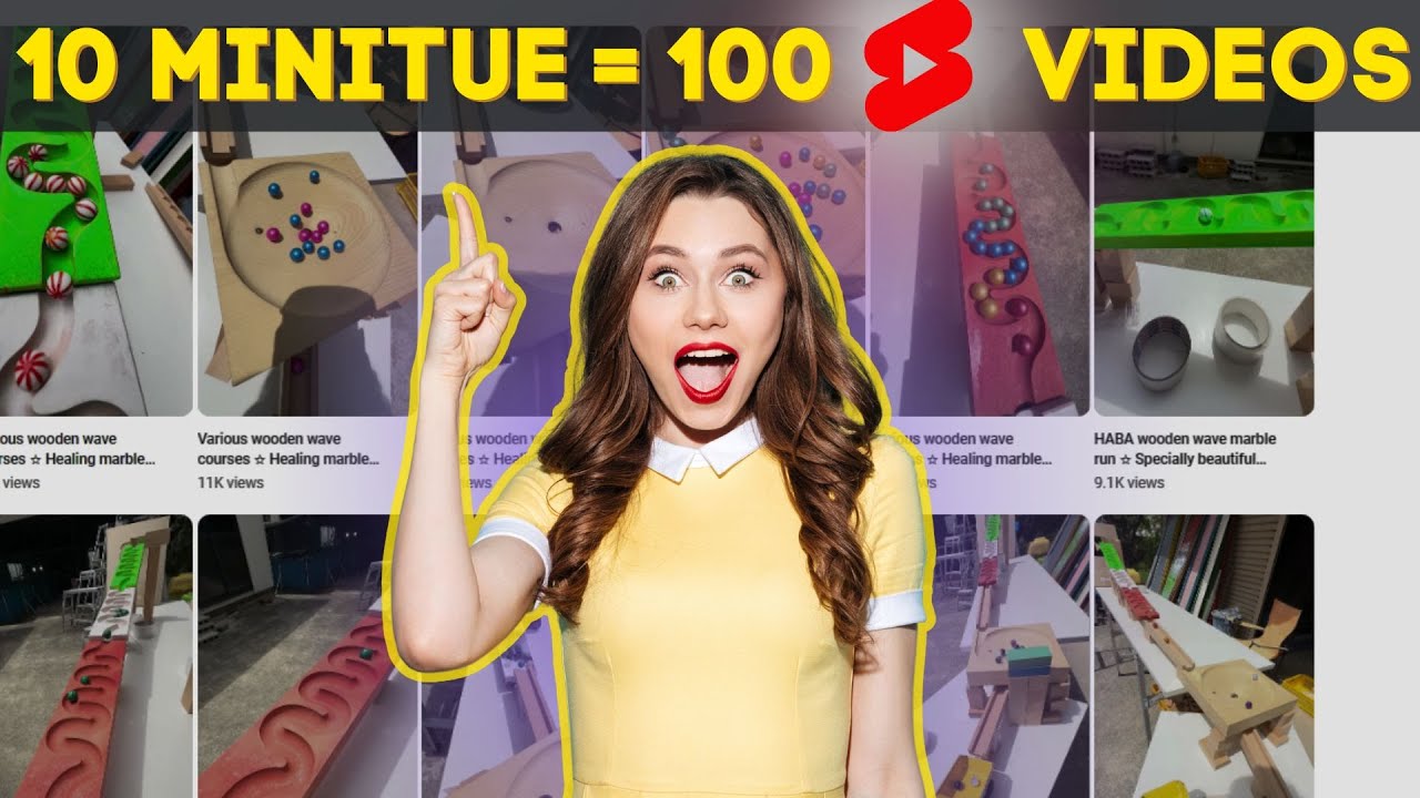 Create 100 YouTube shorts or TikTok video in Just 10 Minute With Minvo ...