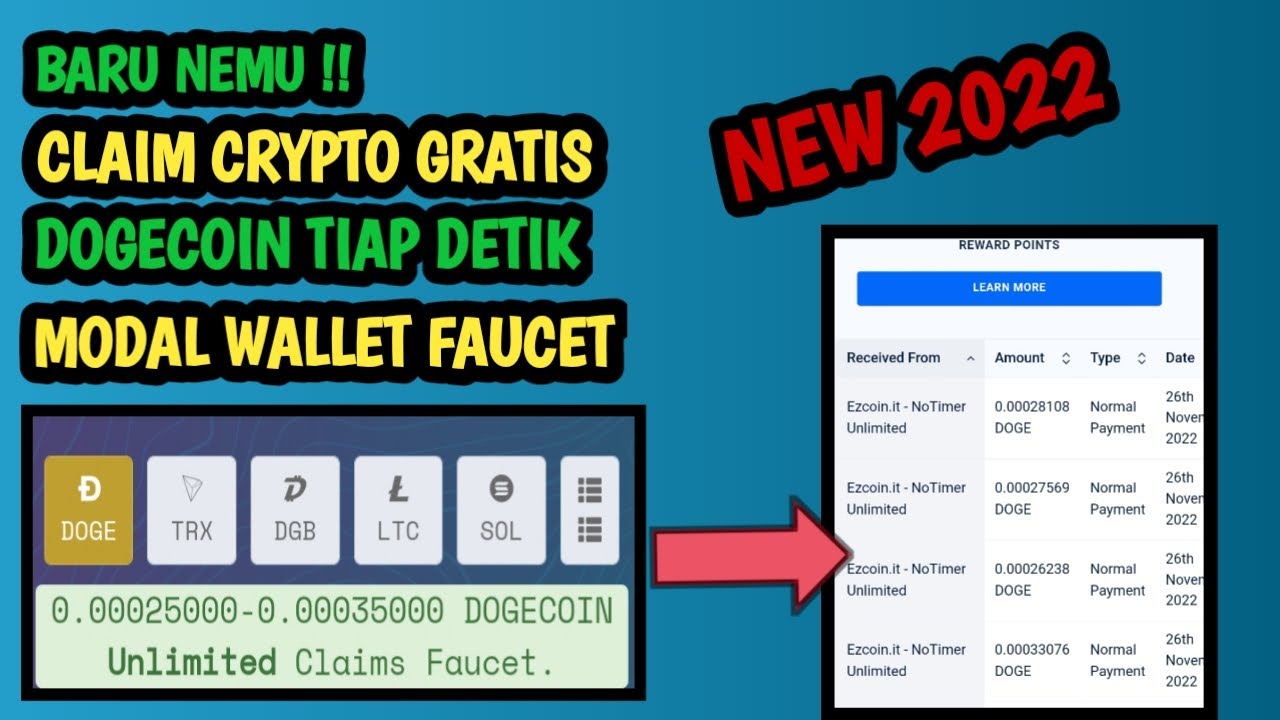 MINING DOGECOIN ANDROID TERCEPAT GRATIS 2022 || SITUS MINING BITCOIN TERLEGIT CLOUD FAUCET $