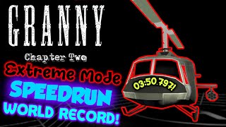 Granny Chapter Two - Extreme Mode Helicopter Escape Glitchless Speedrun In 3:50.797! (WR)