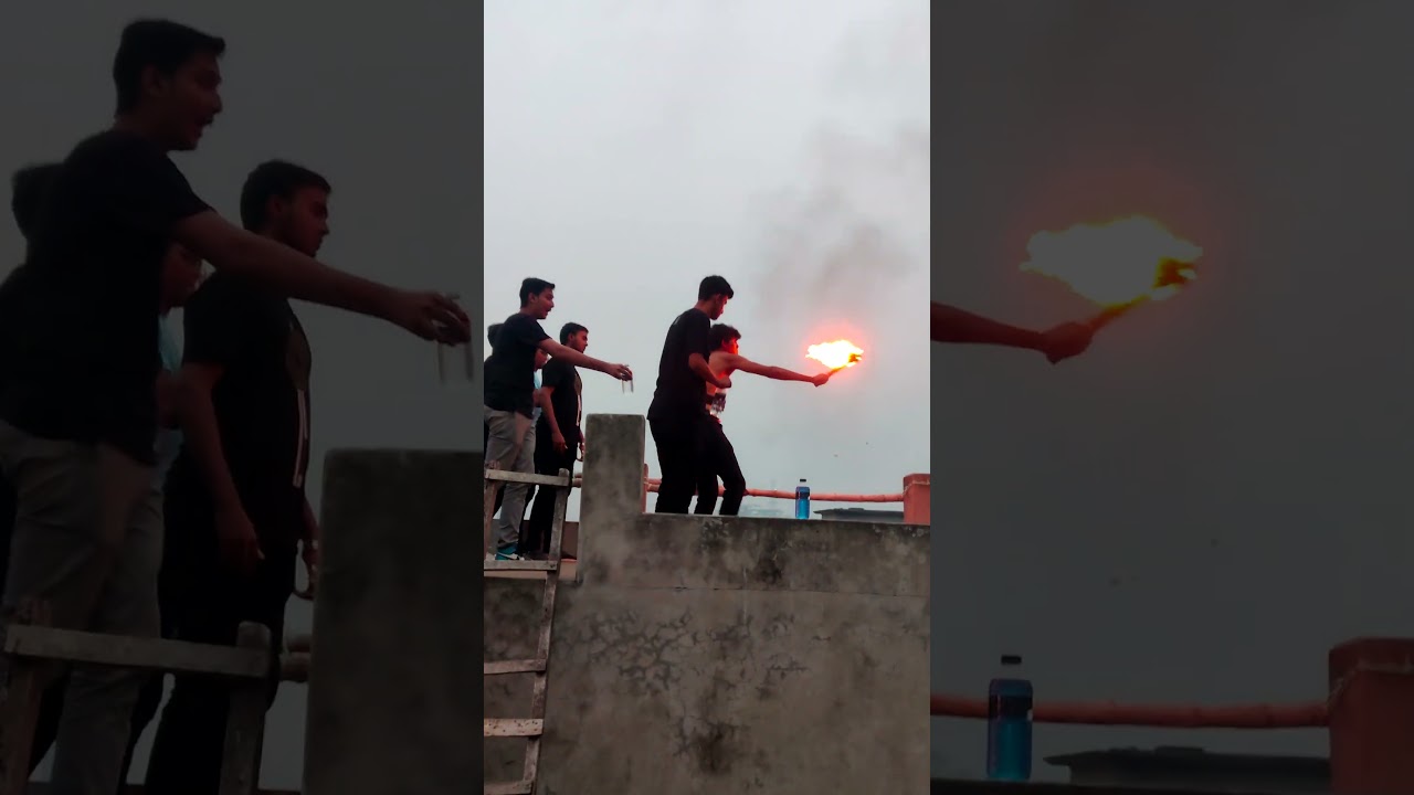 Fire Breathing in Puran Dhaka 🤯-
