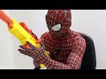 Spider man nerf gun | nerf war | new nerf gun