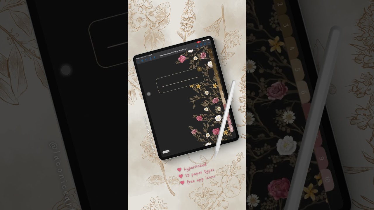 Link in Bio🪶✐ᝰ.ᐟ iPad Notebooks 