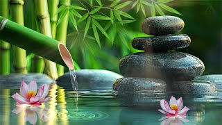 Relaxing Piano Music & Water Sounds, Bamboo, Calming Music,Meditation Music, Nature Sounds, Sleeping