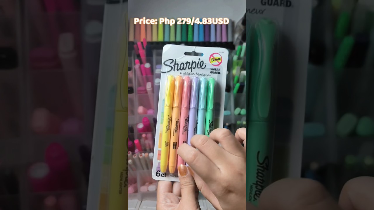 🌈Pastel power with Sharpie Pocket Accent—soft shades, strong vibes! 💗💛💚✨