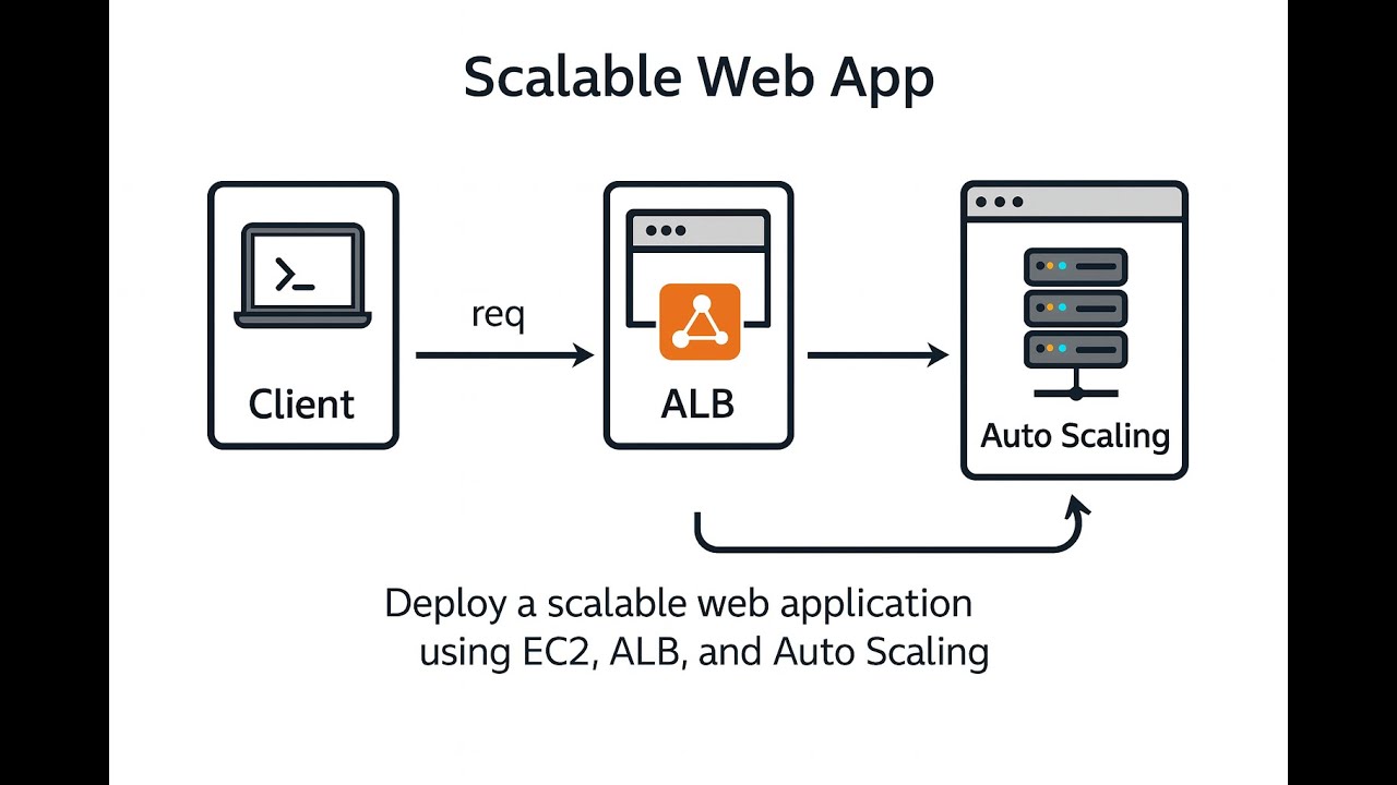 Deploy a Scalable Web Application on AWS | EC2 + ALB + Auto Scaling ...
