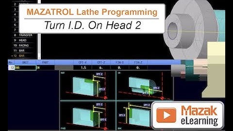MAZATROL Programming Briefs: Turn I.D on Head 2