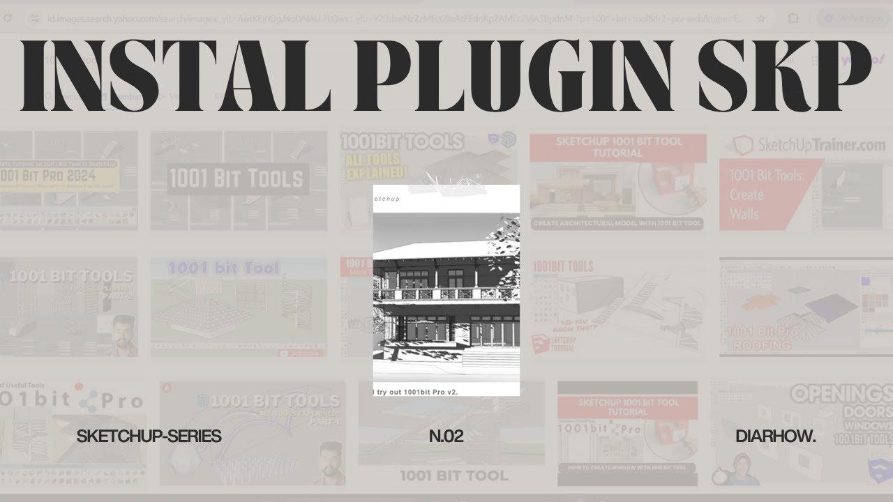 Install 1001 Bits Tools Plugin Tutorial - Free Sketchup Series - YouTube
