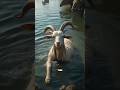See the technique of cleaning a goat's body | #shorts