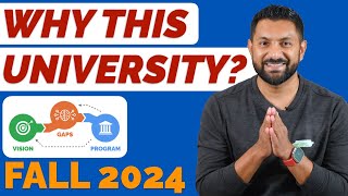 Why did you choose this University F1 Visa Answer • 99%+ Approval
