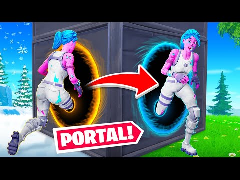 Using PORTALS To WIN Hide & Seek! (Fortnite)