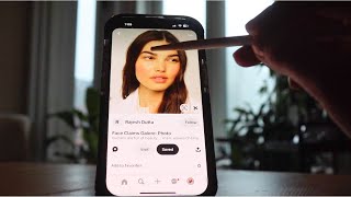 ASMR - Soft Spoken: Scrolling Through Pinterest on my Phone (Make-up, Home decor)