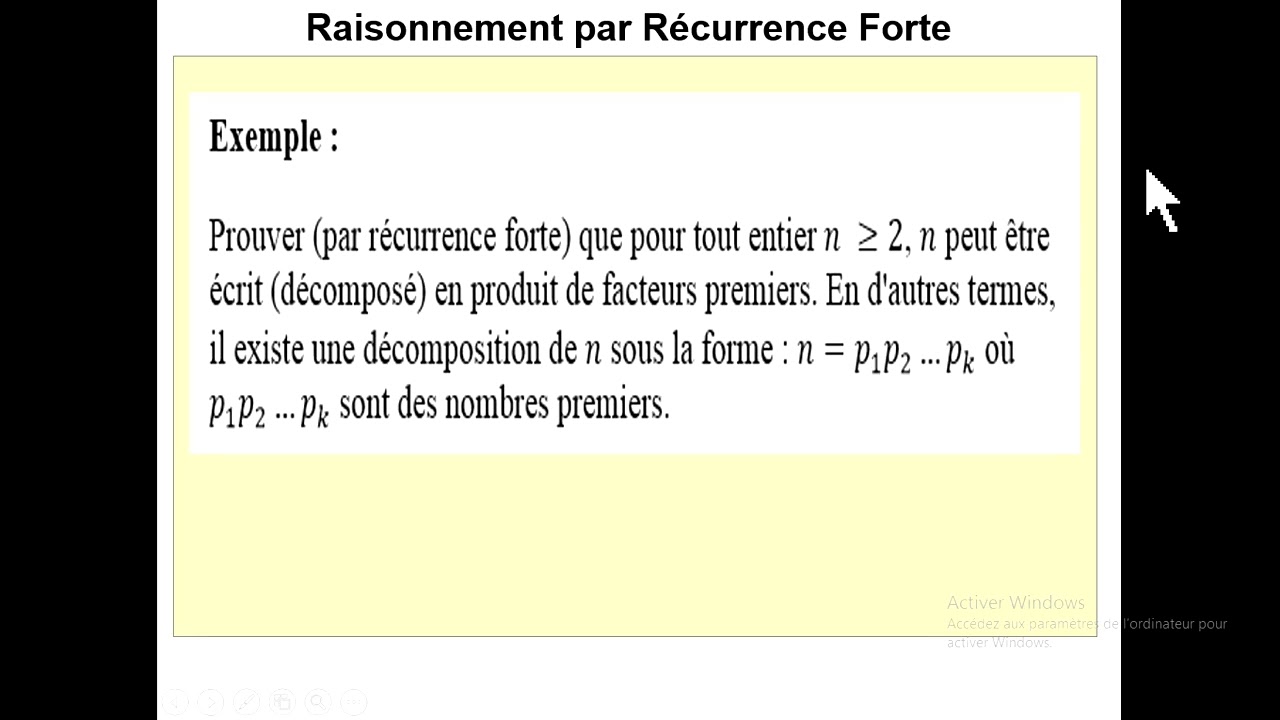 # 2 Mathématiques Discrètes: Récurrence et Raisonnement par Récurrence