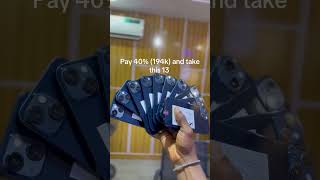 Buy now pay later iPhone 13 485k first payment 194k WhatsApp 09036782526