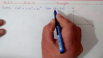Chapter:6 Ex.6.5 (Q.13,14) Triangles | Ncert Maths Class 10 | Cbse.