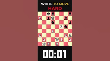 ♟Can you solve this hard puzzle?♟ #chess #chessgame #chesscom #chessmaster #chesstactics #games